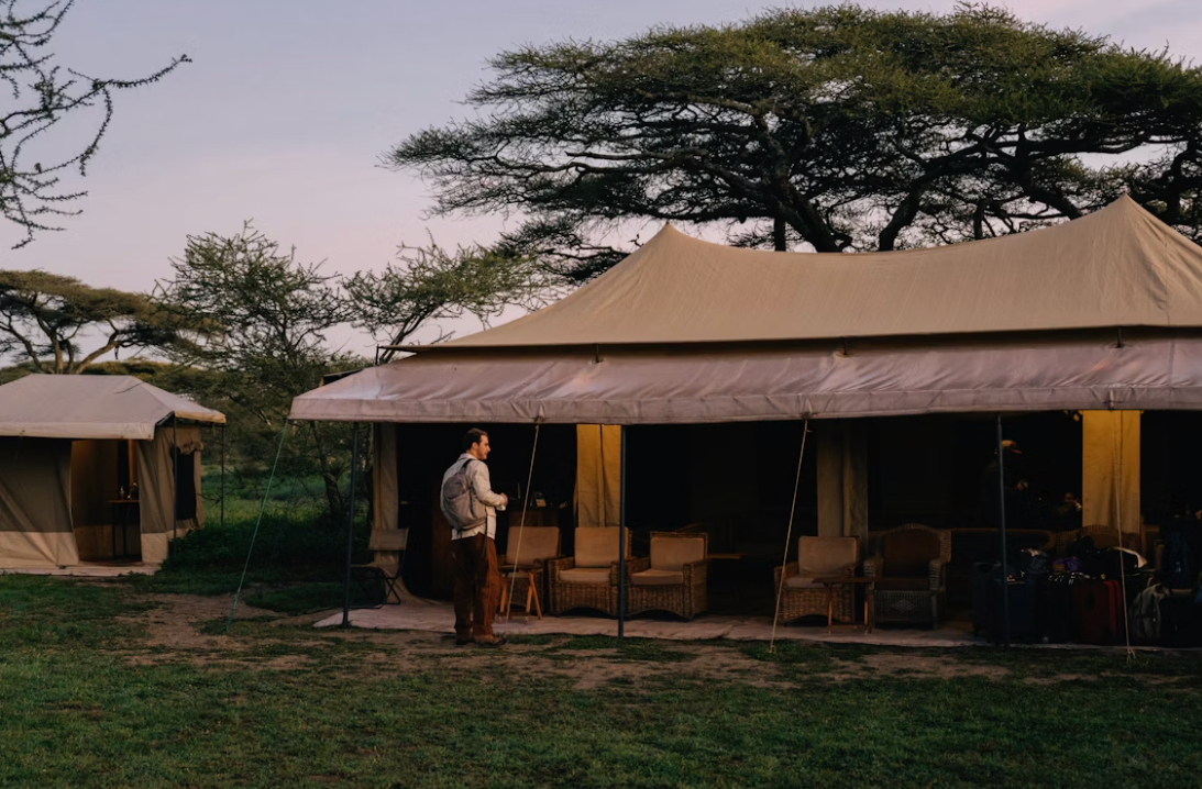 Luxury tented camp